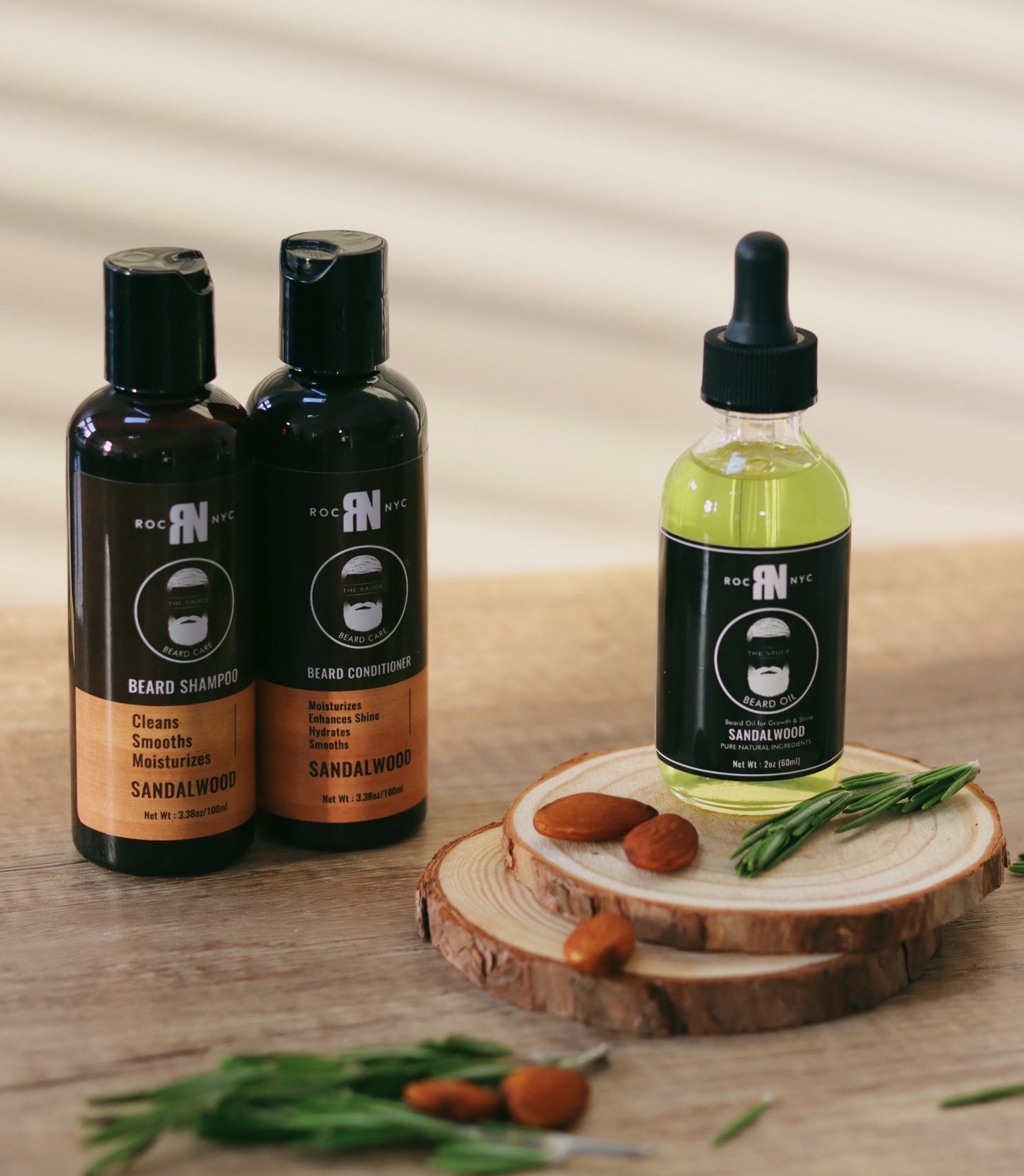 “The Sauce” BUNDLE Beard Oil Shampoo & Conditioner