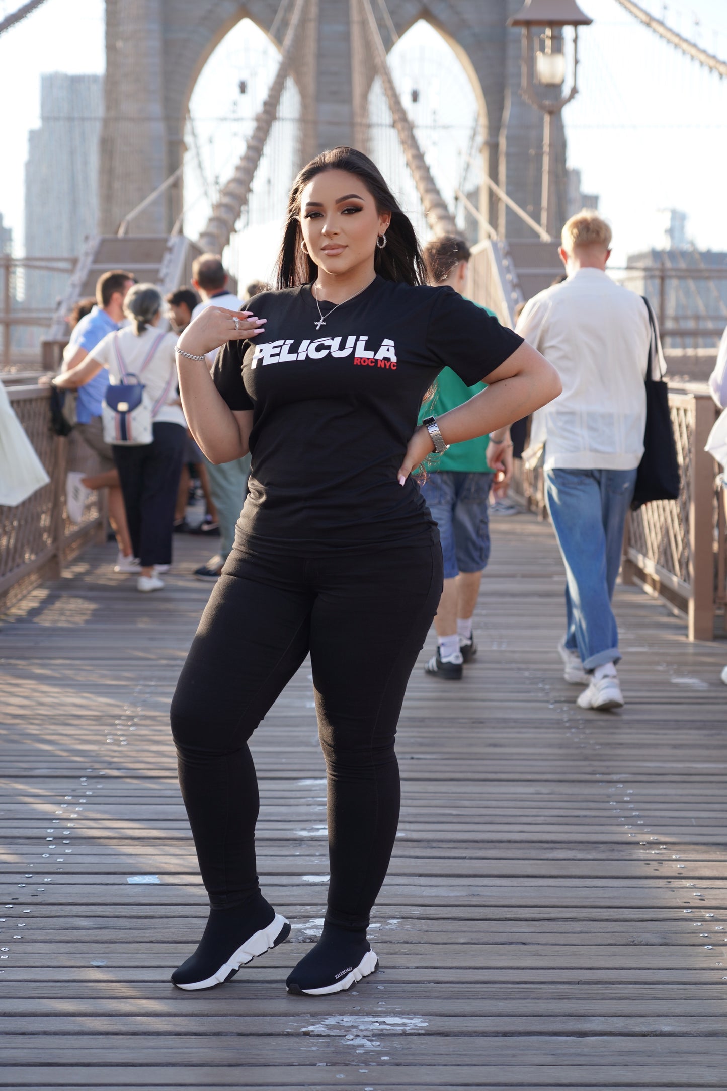 Black White & Ferrari Red Shirt