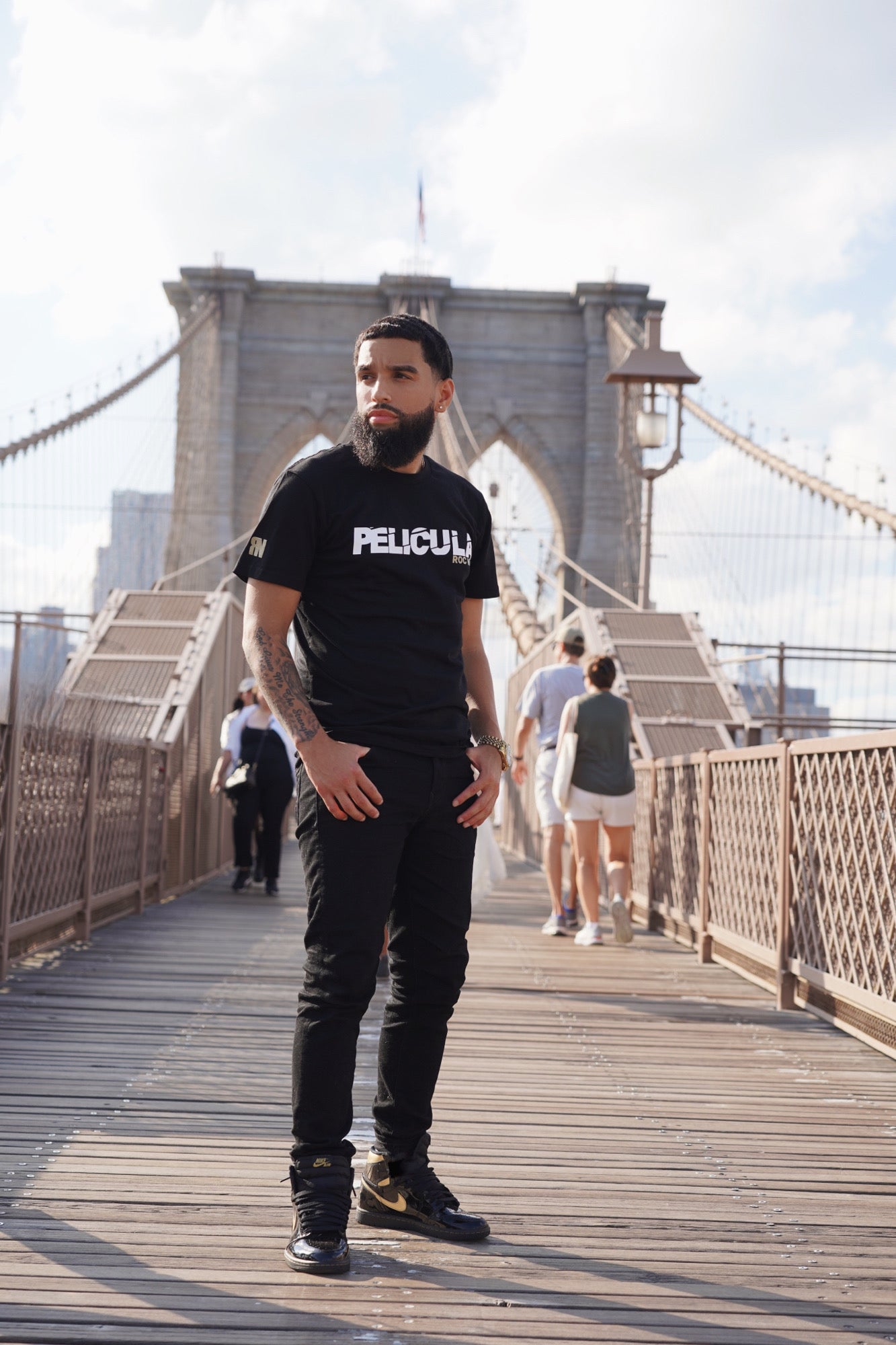 Black White & Gold Shirt
